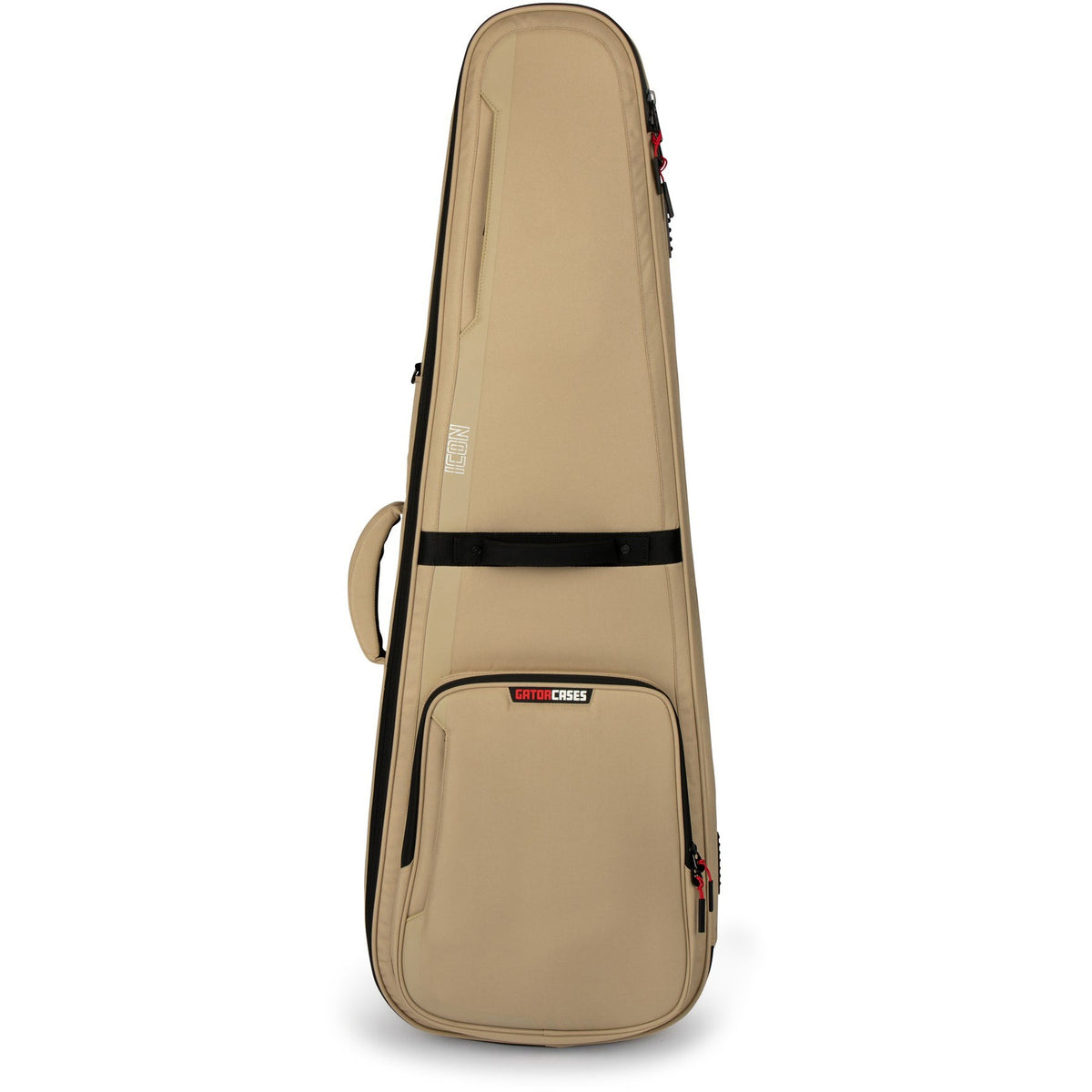 Gator Cases G-ICONELECTRIC-KHK ICON Series Bag for Electric Guitars; Khaki - MusicMarket