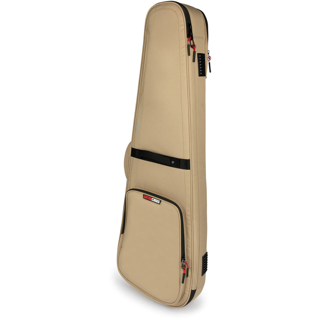 Gator Cases G-ICONELECTRIC-KHK ICON Series Bag for Electric Guitars; Khaki - View 4 | MusicMarket