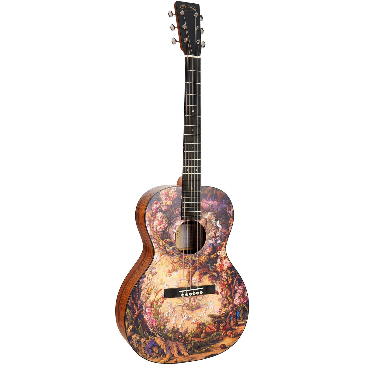 Martin 00L Oliver Limited Edition Grand Concert Acoustic Guitar - Custom Ink - View 2 | MusicMarket
