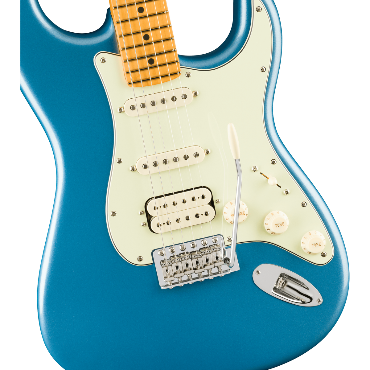 Fender American Professional Classic Stratocaster HSS - Faded Lake Placid Blue - View 6 | MusicMarket