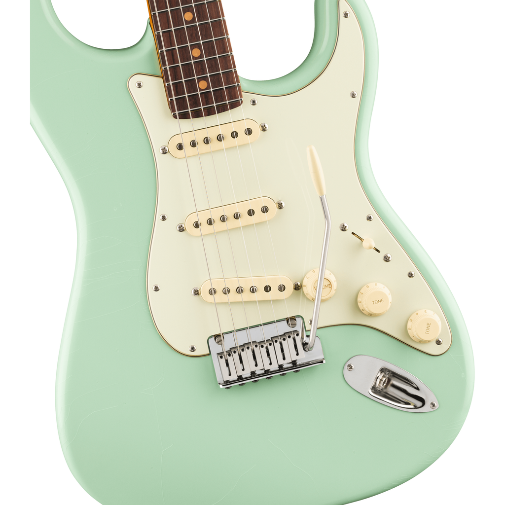 Fender American Ultra Luxe Vintage '60s Stratocaster - Surf Green - View 6 | MusicMarket