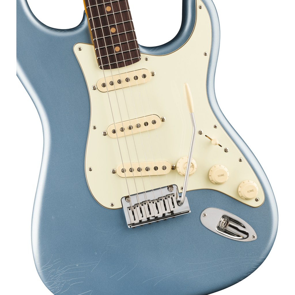 Fender American Ultra Luxe Vintage '60s Stratocaster - Ice Blue Metallic - View 5 | MusicMarket