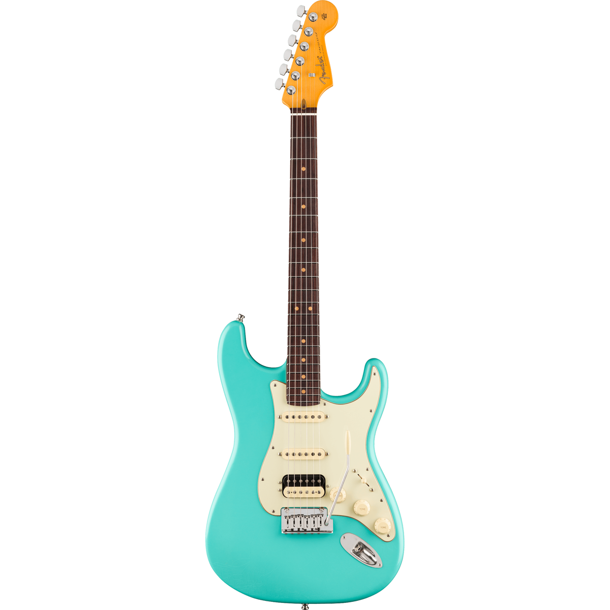 Fender American Ultra Luxe Vintage '60s Stratocaster HSS - Sea Foam Green - View 2 | MusicMarket