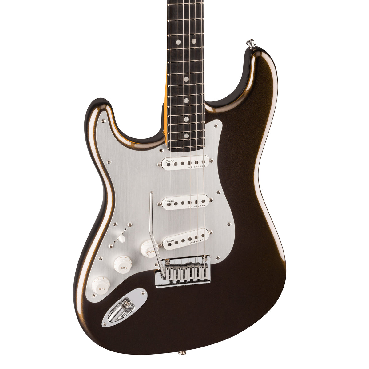 Fender American Ultra II Stratocaster Left Handed Electric Guitar - Texas Tea - MusicMarket