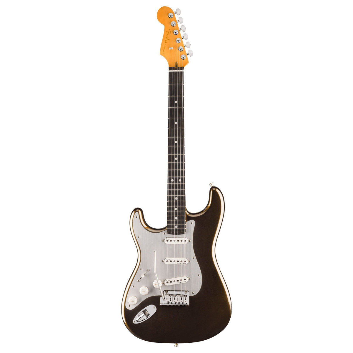 Fender American Ultra II Stratocaster Left Handed Electric Guitar - Texas Tea - View 2 | MusicMarket