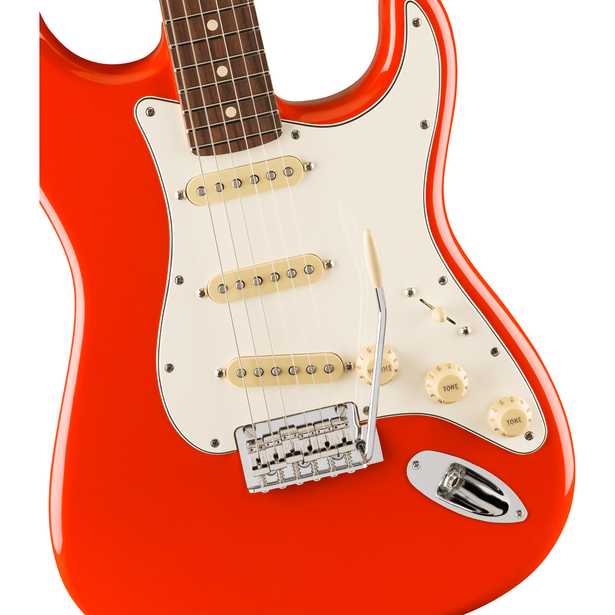 Fender Player II Stratocaster - Rosewood Fingerboard, Coral Red - View 5 | MusicMarket