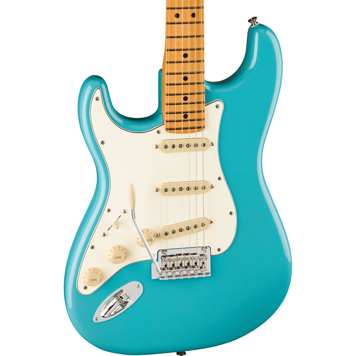 Fender Player II Stratocaster Left-Hand - Maple Fingerboard, Aquatone Blue - MusicMarket