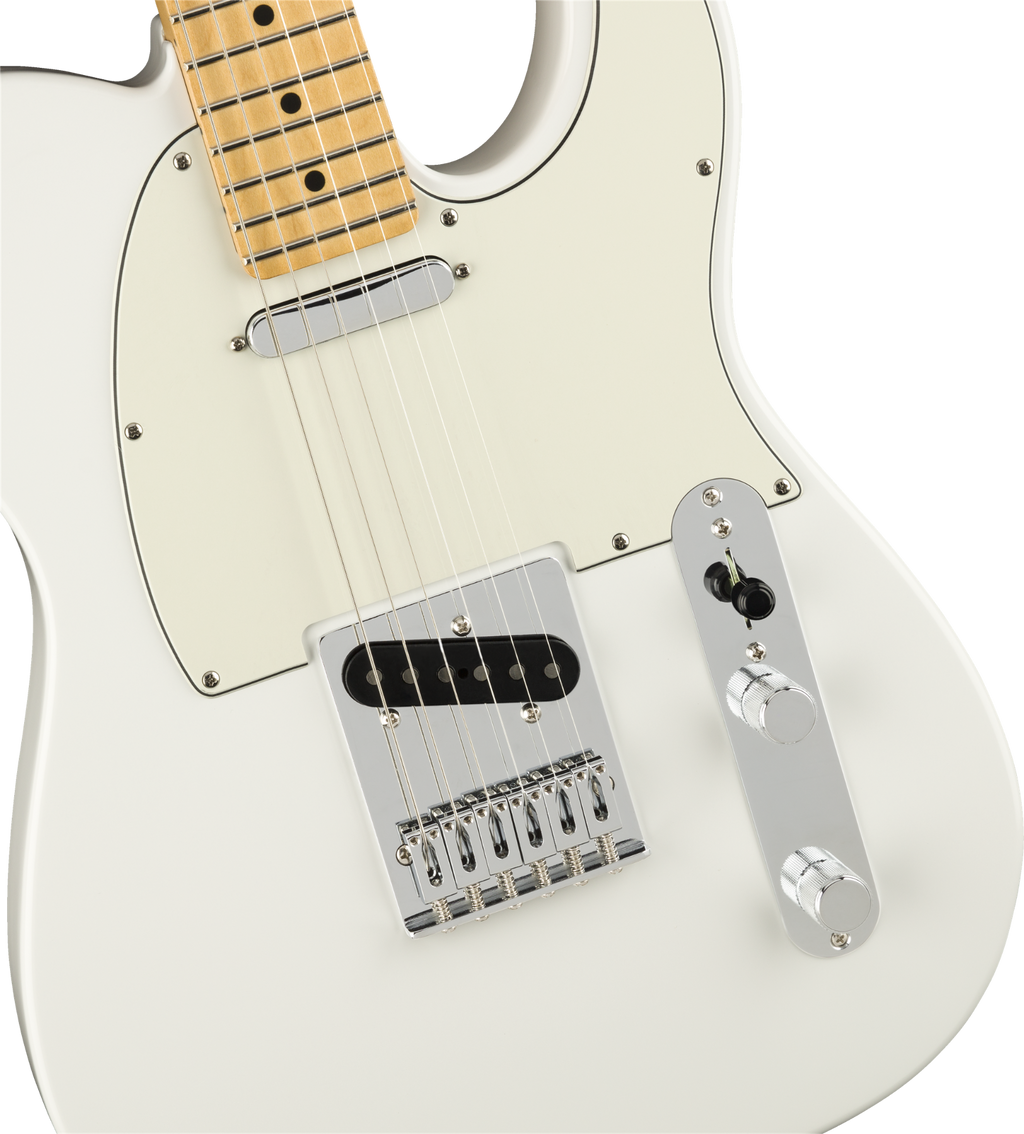 Fender Player Telecaster Electric Guitar - Maple Fingerboard - Polar White - View 6 | MusicMarket