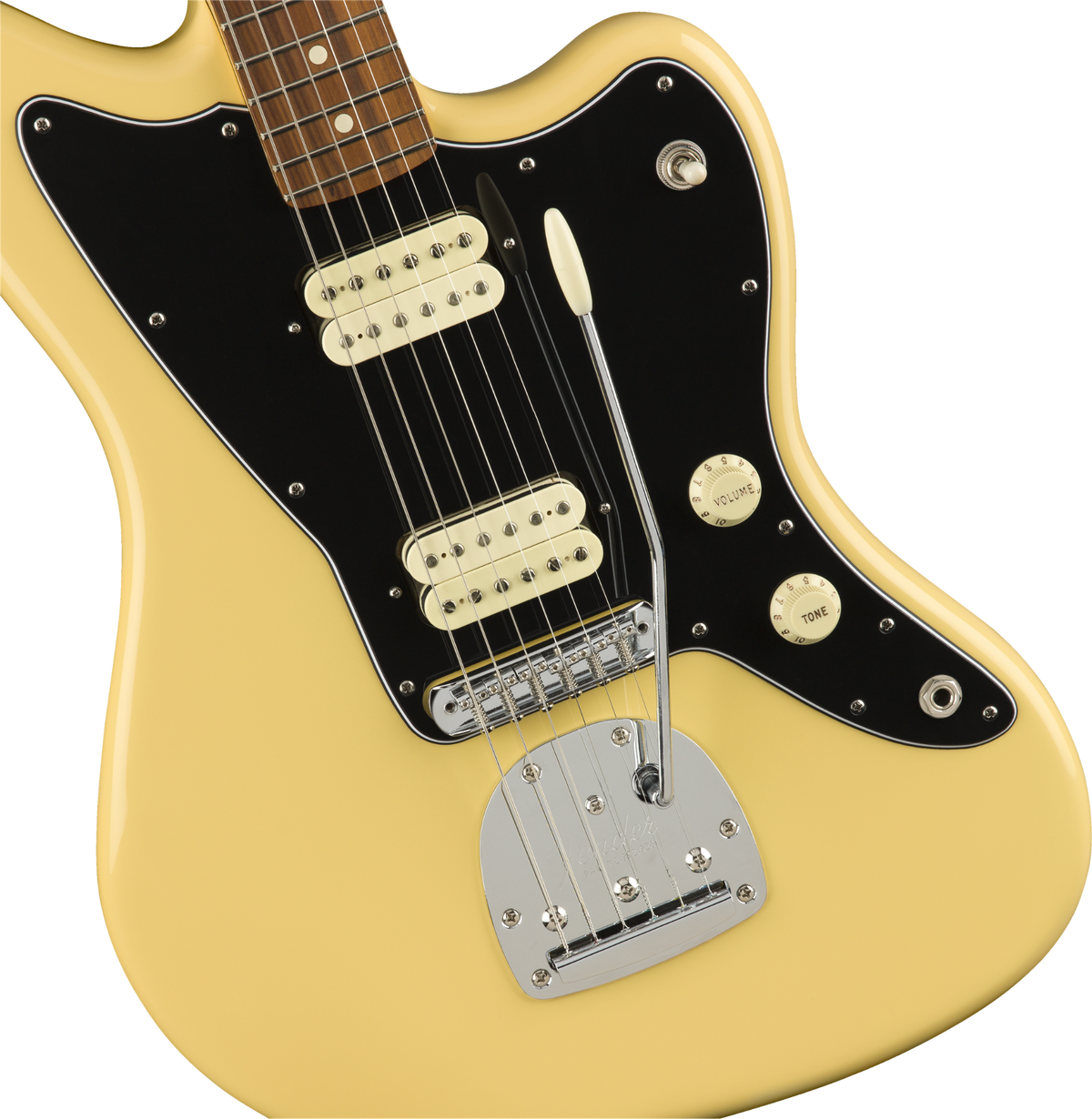Fender Player Jazzmaster® Pau Ferro Electric Guitar, Buttercream - View 6 | MusicMarket