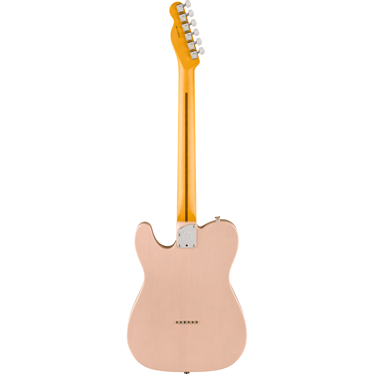 Fender American Professional II Telecaster Thinline - Transparent Shell Pink - View 2 | MusicMarket