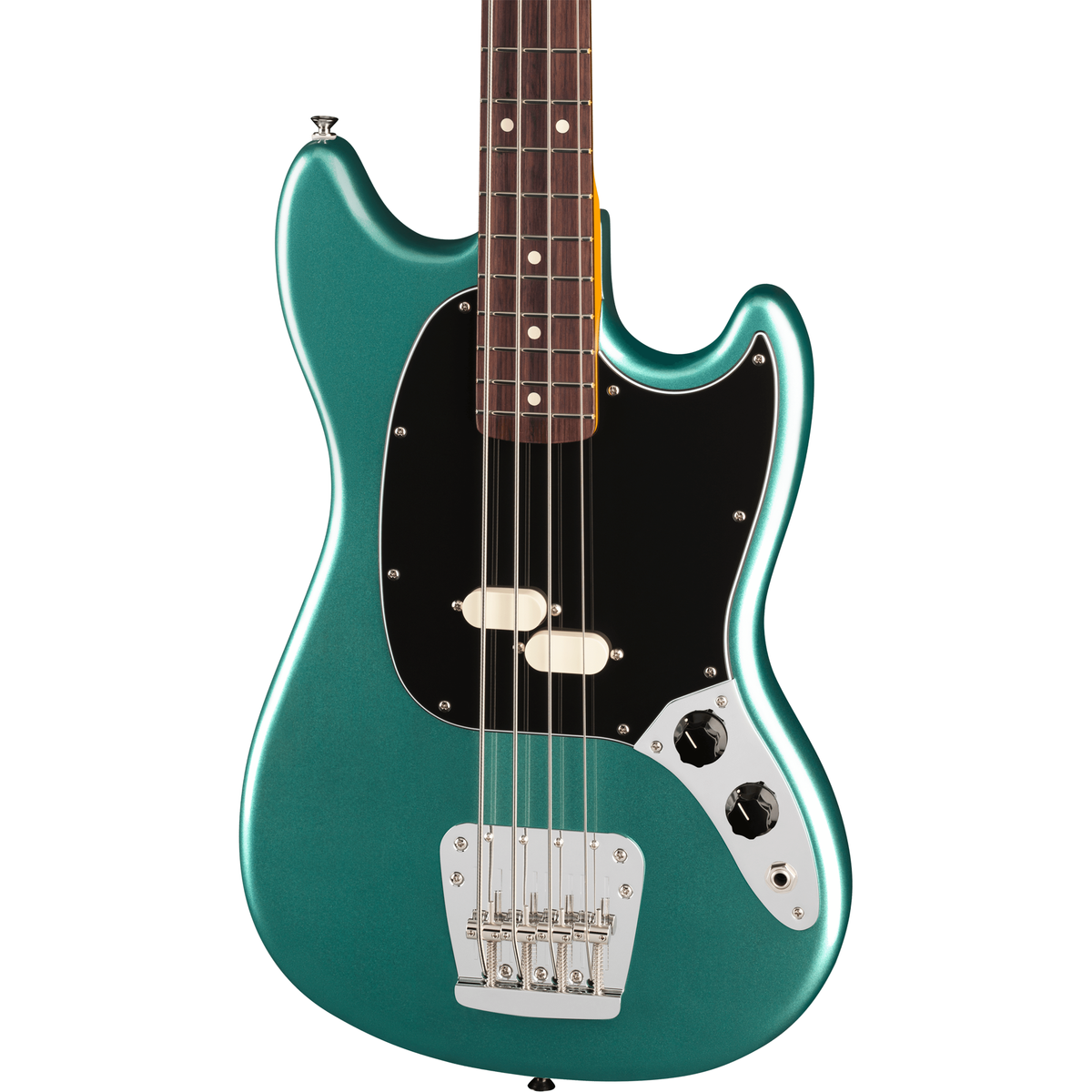 Fender American Professional Classic Mustang Bass - Faded Sherwood Green Metallic - MusicMarket