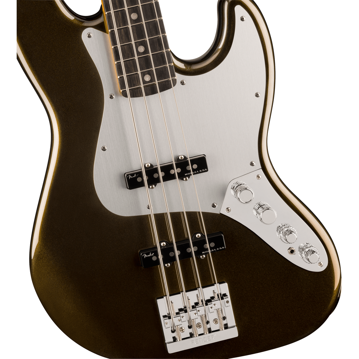 Fender American Ultra II Jazz Bass - Texas Tea - View 6 | MusicMarket