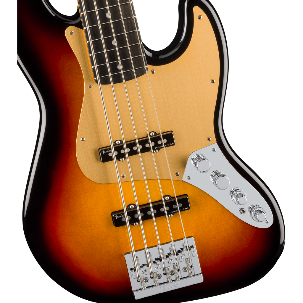 Fender American Ultra II Jazz Bass V - Ebony Fingerboard, Ultraburst - View 6 | MusicMarket