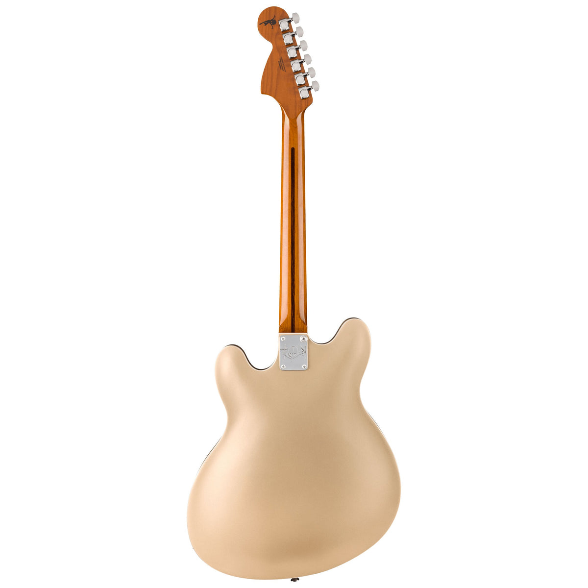 Fender Tom DeLonge Starcaster Semi-Hollow Electric Guitar - Satin Shoreline Gold - View 2 | MusicMarket