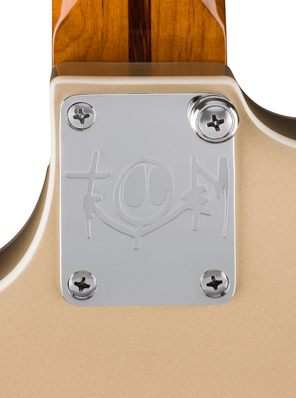 Fender Tom DeLonge Starcaster Semi-Hollow Electric Guitar - Satin Shoreline Gold - View 5 | MusicMarket