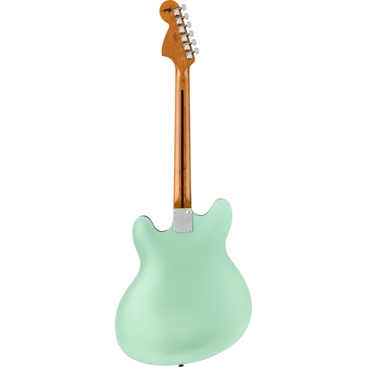 Fender Tom DeLonge Starcaster Semi-Hollow Electric Guitar - Satin Surf Green - View 2 | MusicMarket