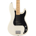 Fender Standard Precision Bass - Maple Fingerboard, Black Pickguard, Olympic White - MusicMarket