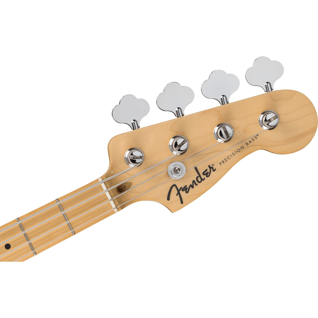 Fender Standard Precision Bass - Maple Fingerboard, Black Pickguard, Olympic White - View 4 | MusicMarket