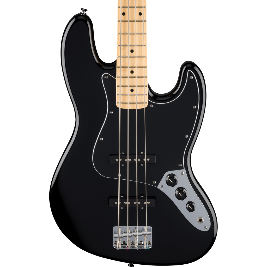 Fender Standard Jazz Electric Bass - Maple Fingerboard, Black - MusicMarket