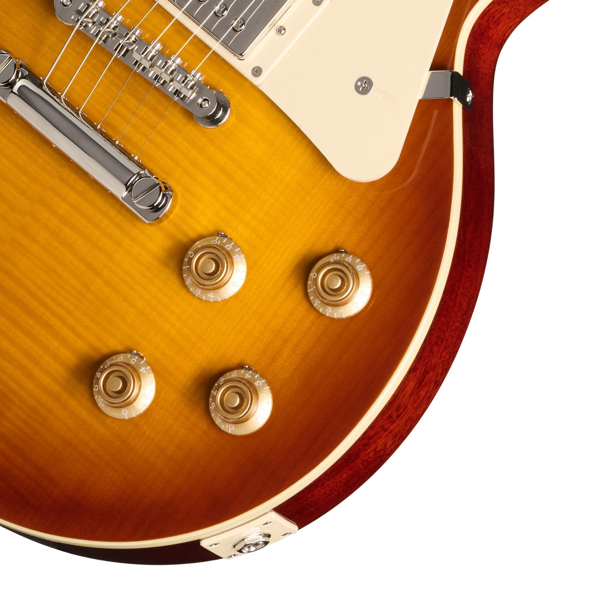 Epiphone 1959 Les Paul Standard Reissue Electric Guitar - Golden Poppy Burst - View 8 | MusicMarket