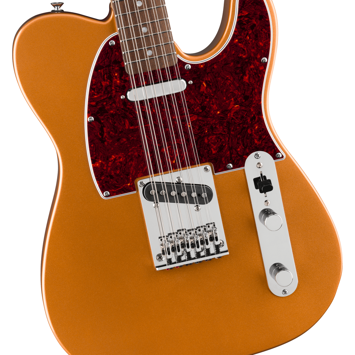 Squier Paranormal Troy Van Leeuwen Telecaster XII - Copper - View 6 | MusicMarket