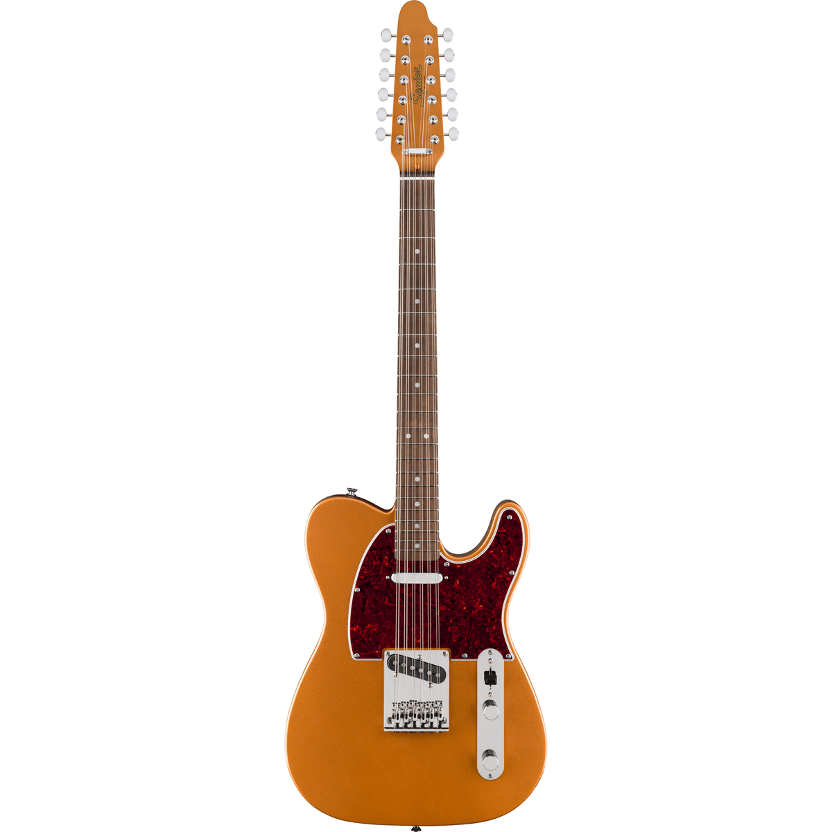 Squier Paranormal Troy Van Leeuwen Telecaster XII - Copper - View 2 | MusicMarket