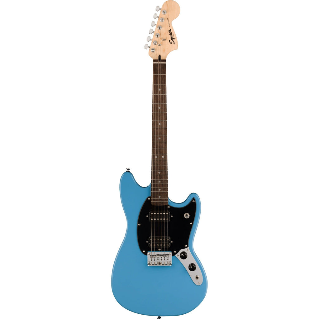 Squier Sonic Mustang HH, Laurel Fingerboard, Black Pickguard, California Blue - View 2 | MusicMarket