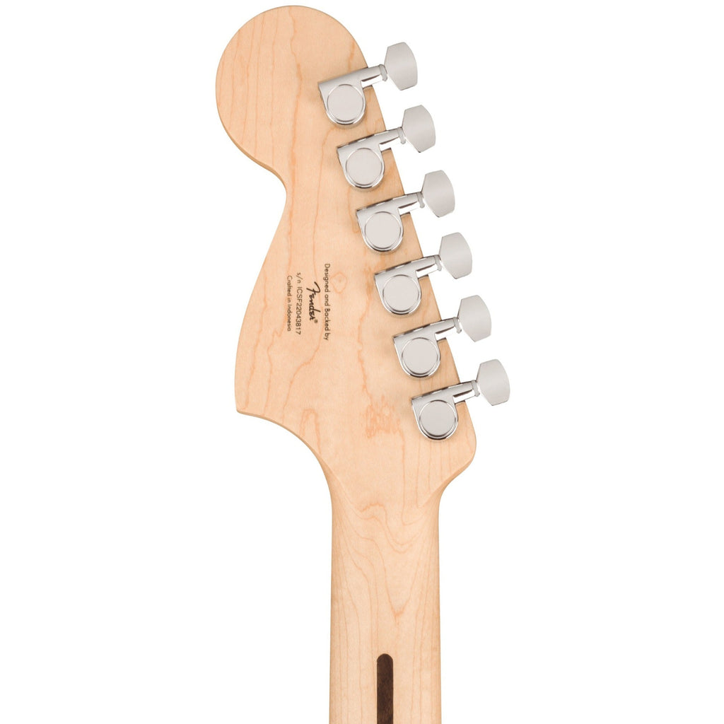 Squier Sonic Mustang HH, Laurel Fingerboard, Black Pickguard, California Blue - View 5 | MusicMarket