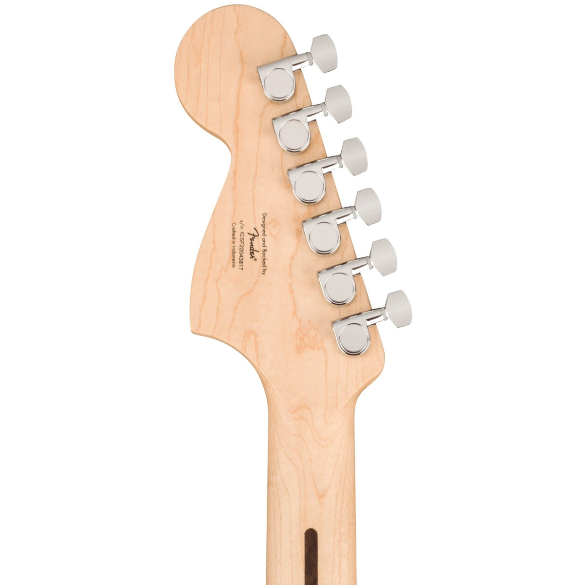 Squier Sonic Mustang HH, Laurel Fingerboard, Black Pickguard, California Blue - View 5 | MusicMarket