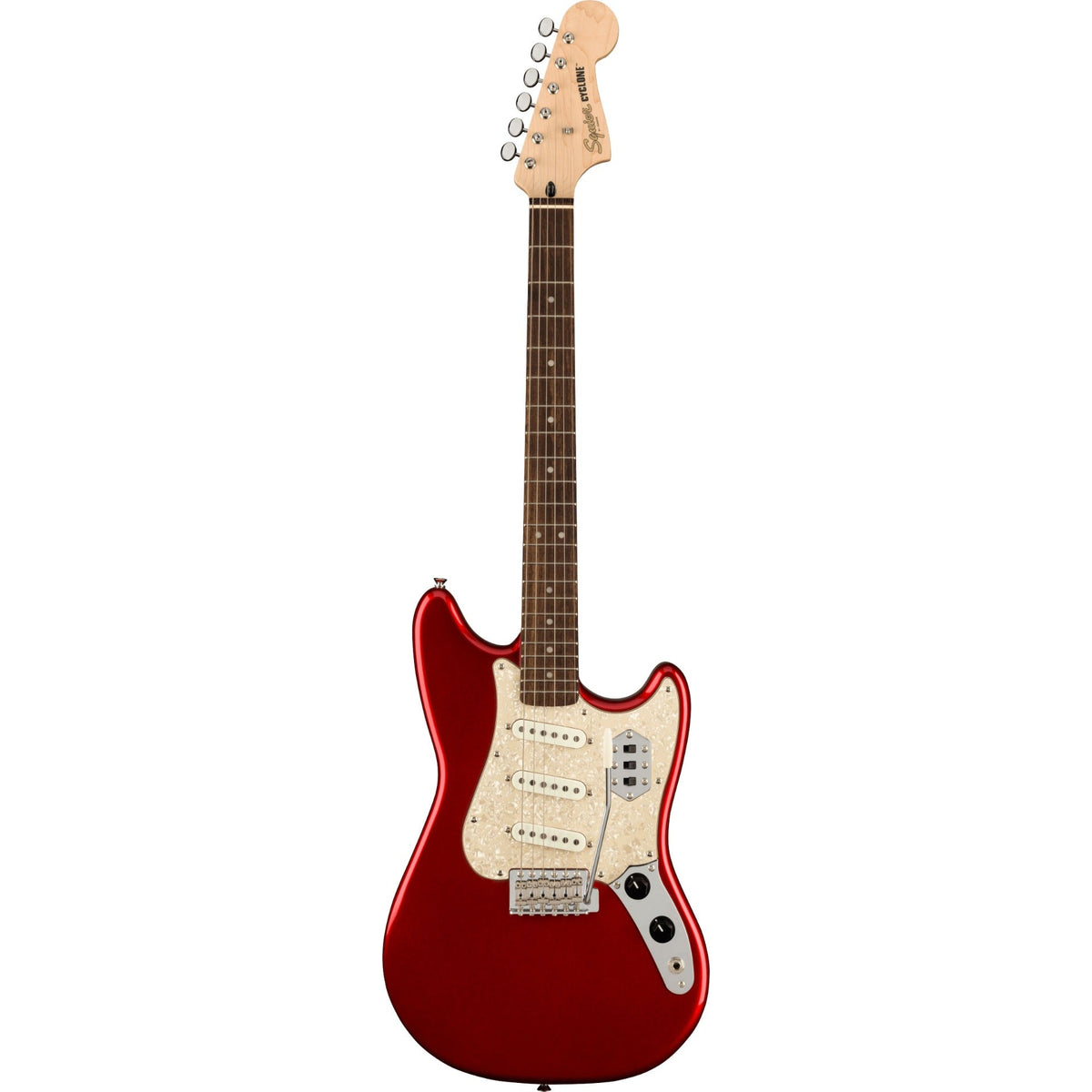 Fender Paranormal Cyclone Electric Guitar in Candy Apple Red - View 7 | MusicMarket