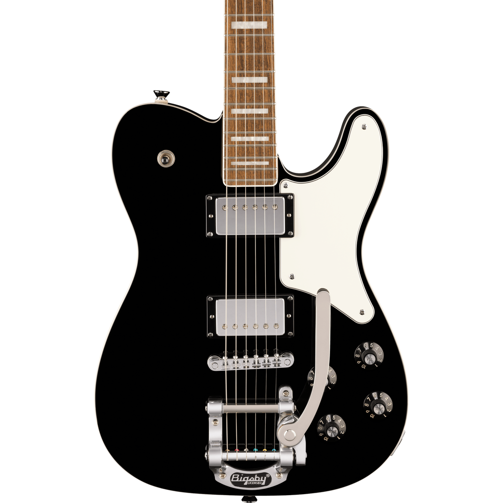 Squier Paranormal Troublemaker Telecaster Deluxe Bigsby - Black - MusicMarket