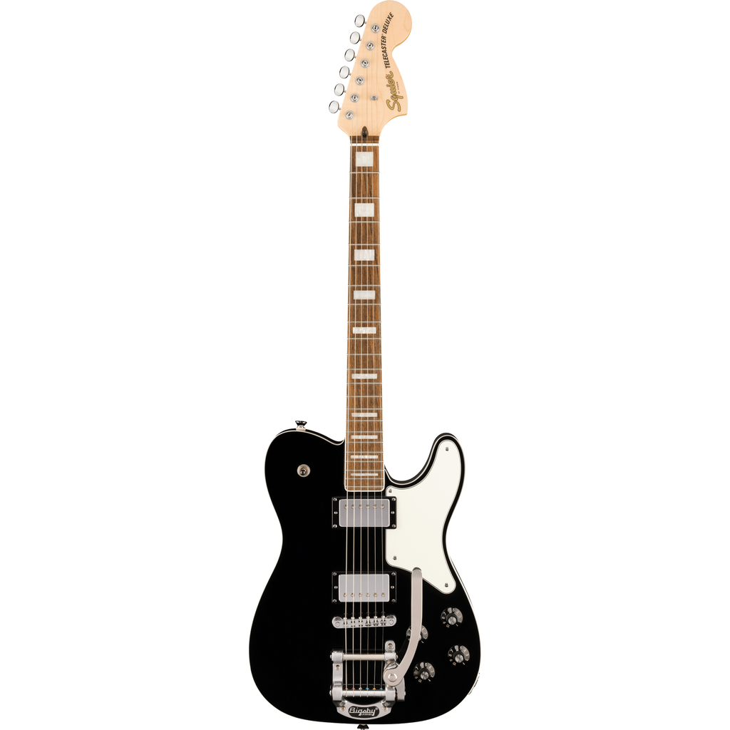 Squier Paranormal Troublemaker Telecaster Deluxe Bigsby - Black - View 2 | MusicMarket