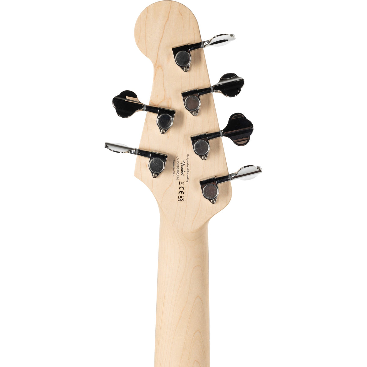 Squier Affinity Series Jazz Bass VI 6 String - Black Metallic - View 5 | MusicMarket