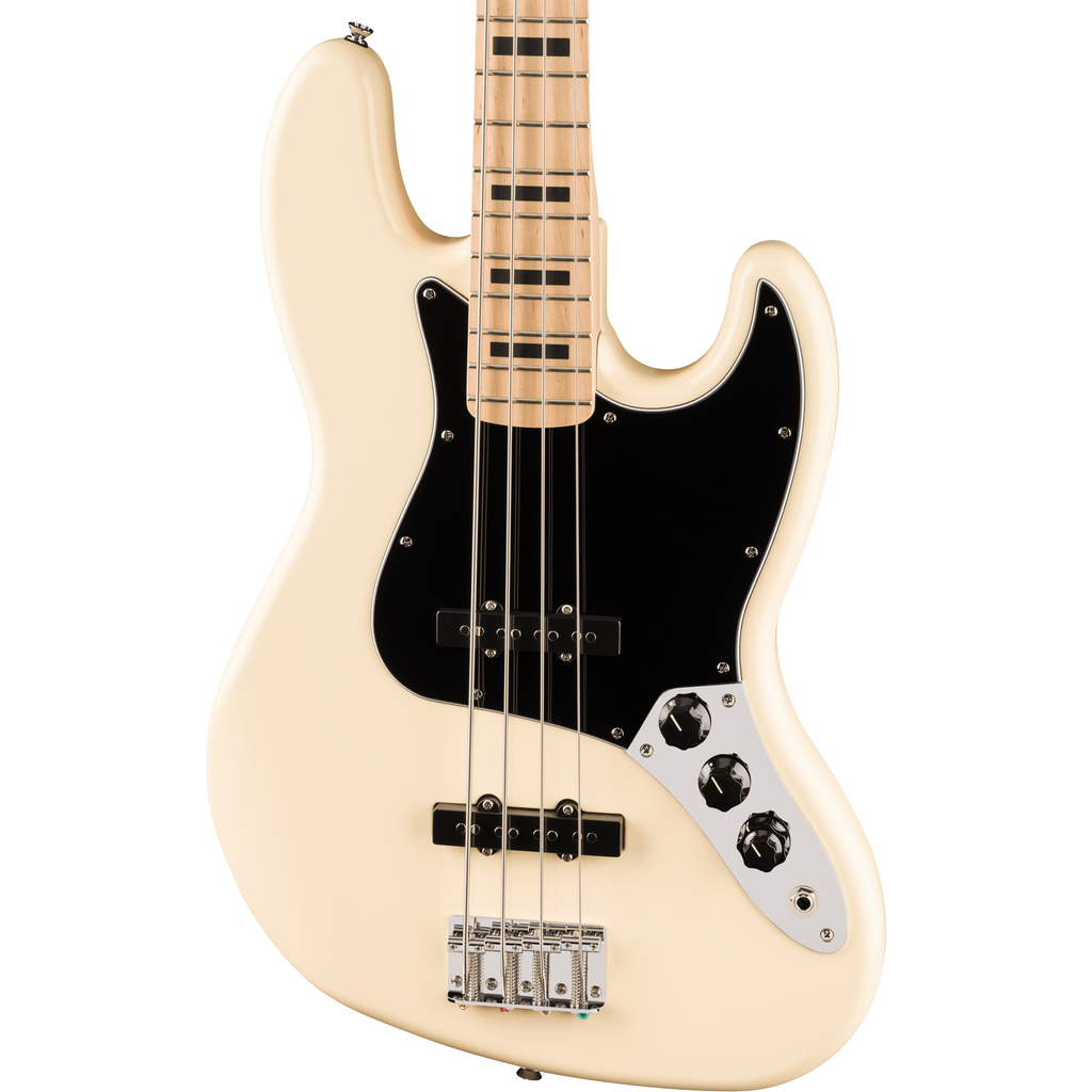 Squier Affinity Series Active Jazz Bass - Olympic White - MusicMarket