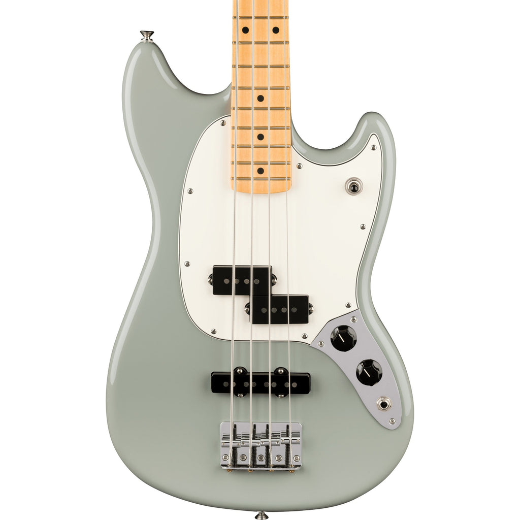 Fender Player II Mustang Bass PJ Electric Bass Guitar, Maple Fingerboard - Cactus Gray - View 3 | MusicMarket