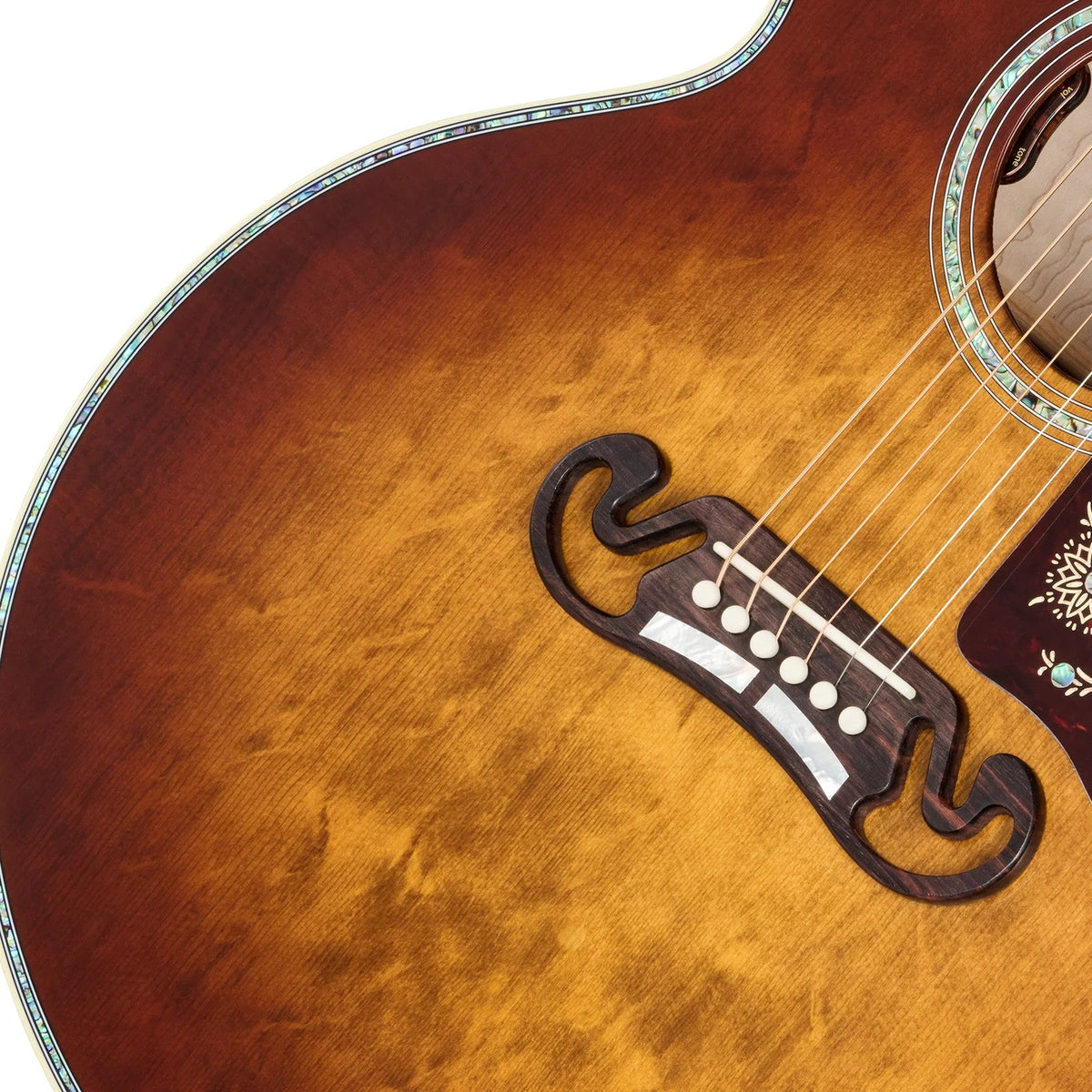 Gibson Limited Edition Custom Shop SJ-200 Anniversary Acoustic Electric Guitar - Cremona Burst - View 8 | MusicMarket