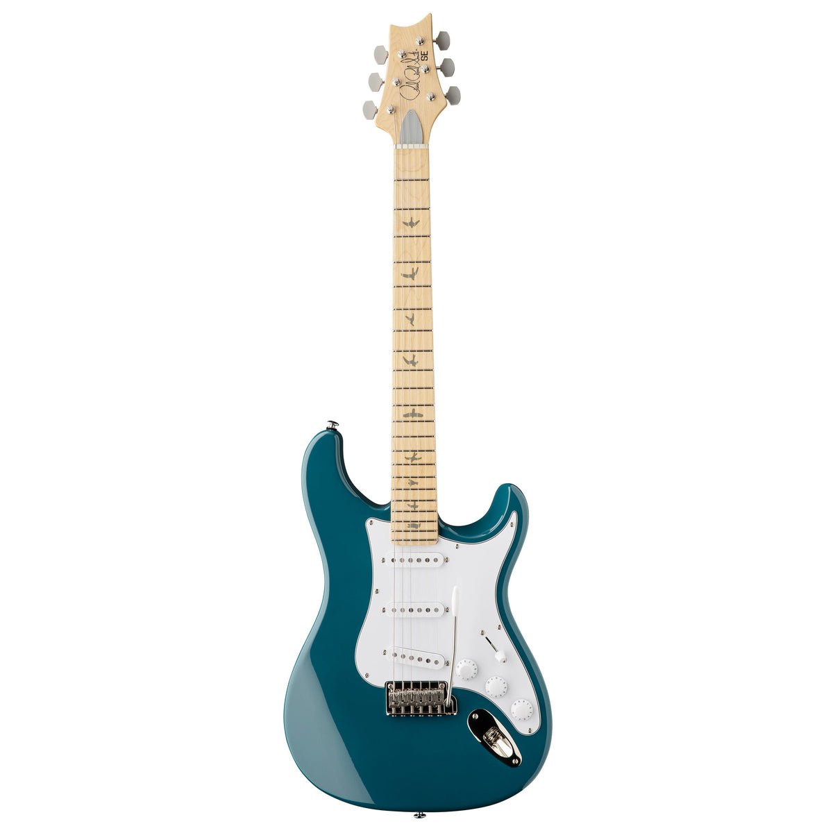 PRS SE Silver Sky Electric Guitar, Maple Fingerboard - Nylon Blue - MusicMarket