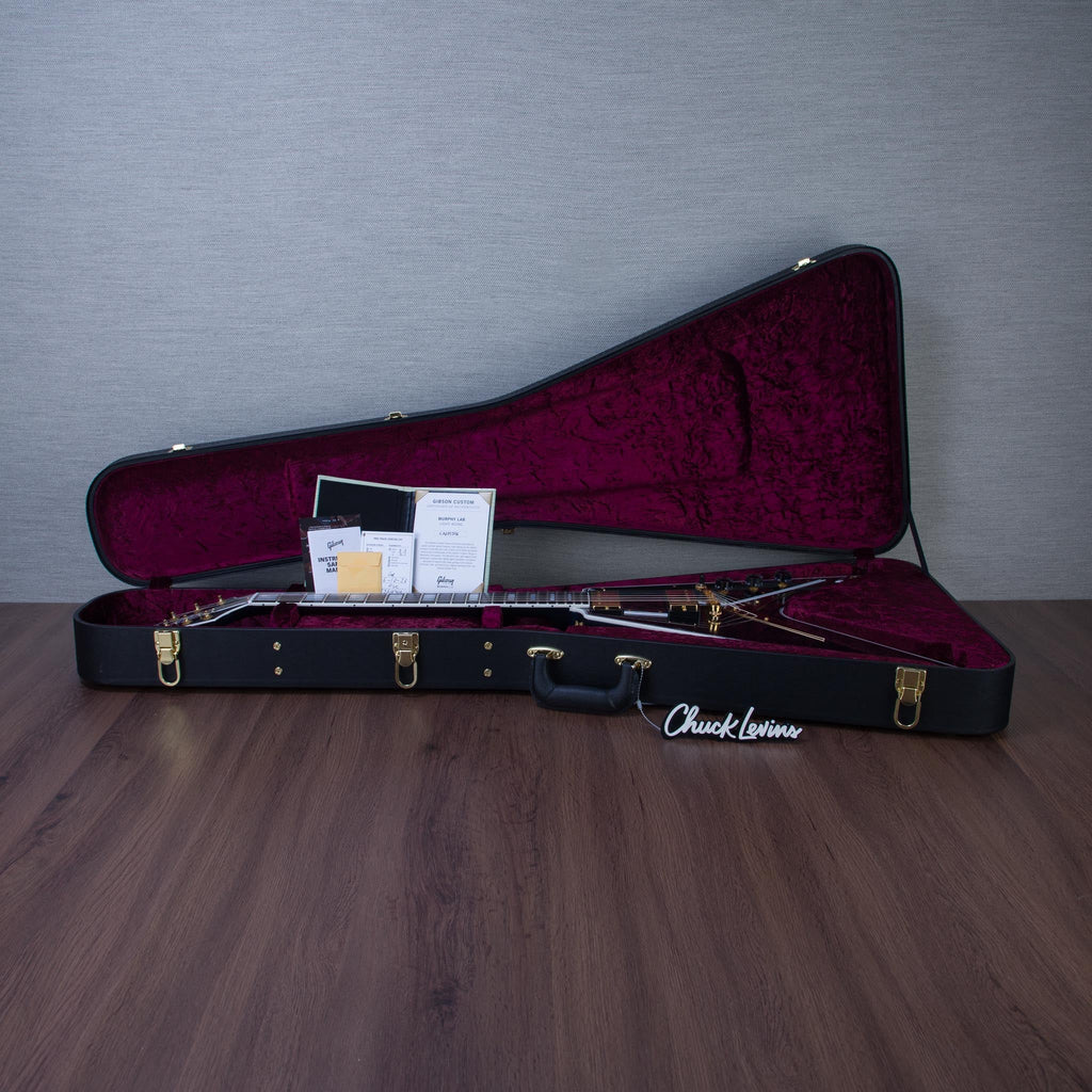 Gibson Custom Shop Murphy Lab Flying V Custom Electric Guitar - Light Aging Full Shift - #CS601306 - View 11 |