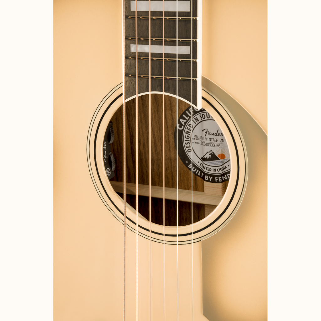 Fender Limited Edition California Vintage Palomino Acoustic Electric Guitar - Antigua Pickguard, Antigua - View 6