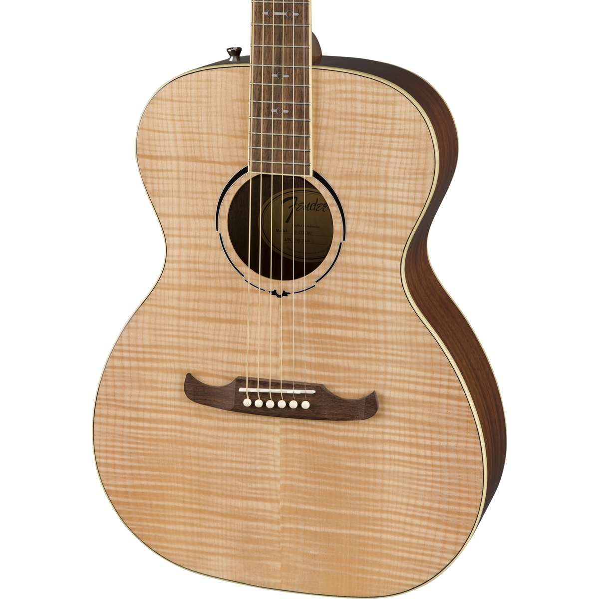 Fender FA-235E Concert Acoustic Electric Guitar - Walnut Fingerboard, Natural - MusicMarket