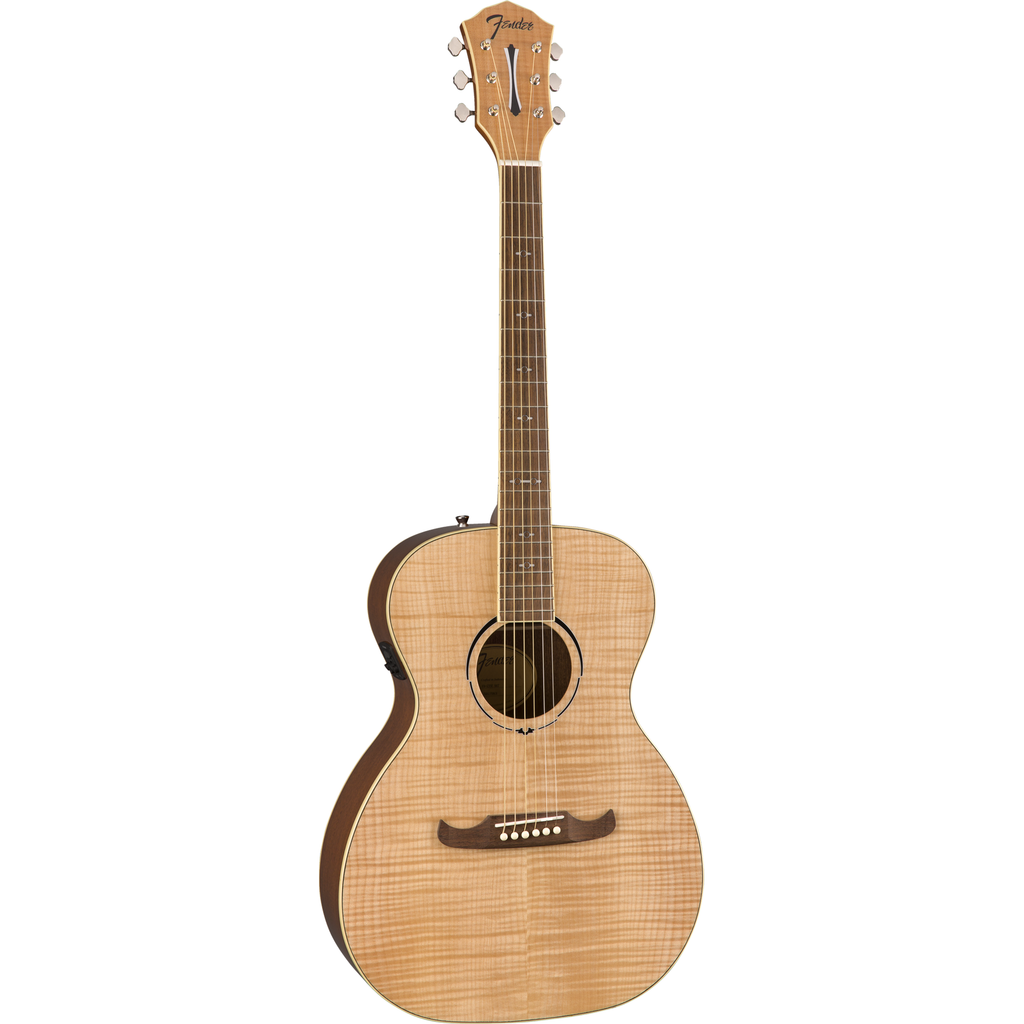 Fender FA-235E Concert Acoustic Electric Guitar - Walnut Fingerboard, Natural - View 3 | MusicMarket
