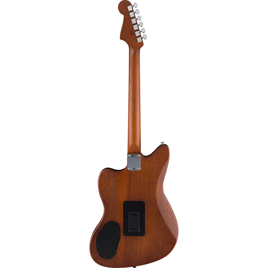 Fender Acoustasonic Standard Jazzmaster Acoustic Electric Guitar - Honey Burst - View 3 | MusicMarket