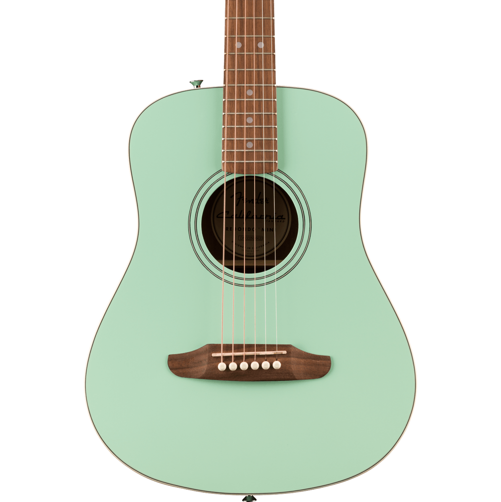 Fender California Standard Redondo Mini Acoustic Guitar - Spruce Top, Surf Green - MusicMarket
