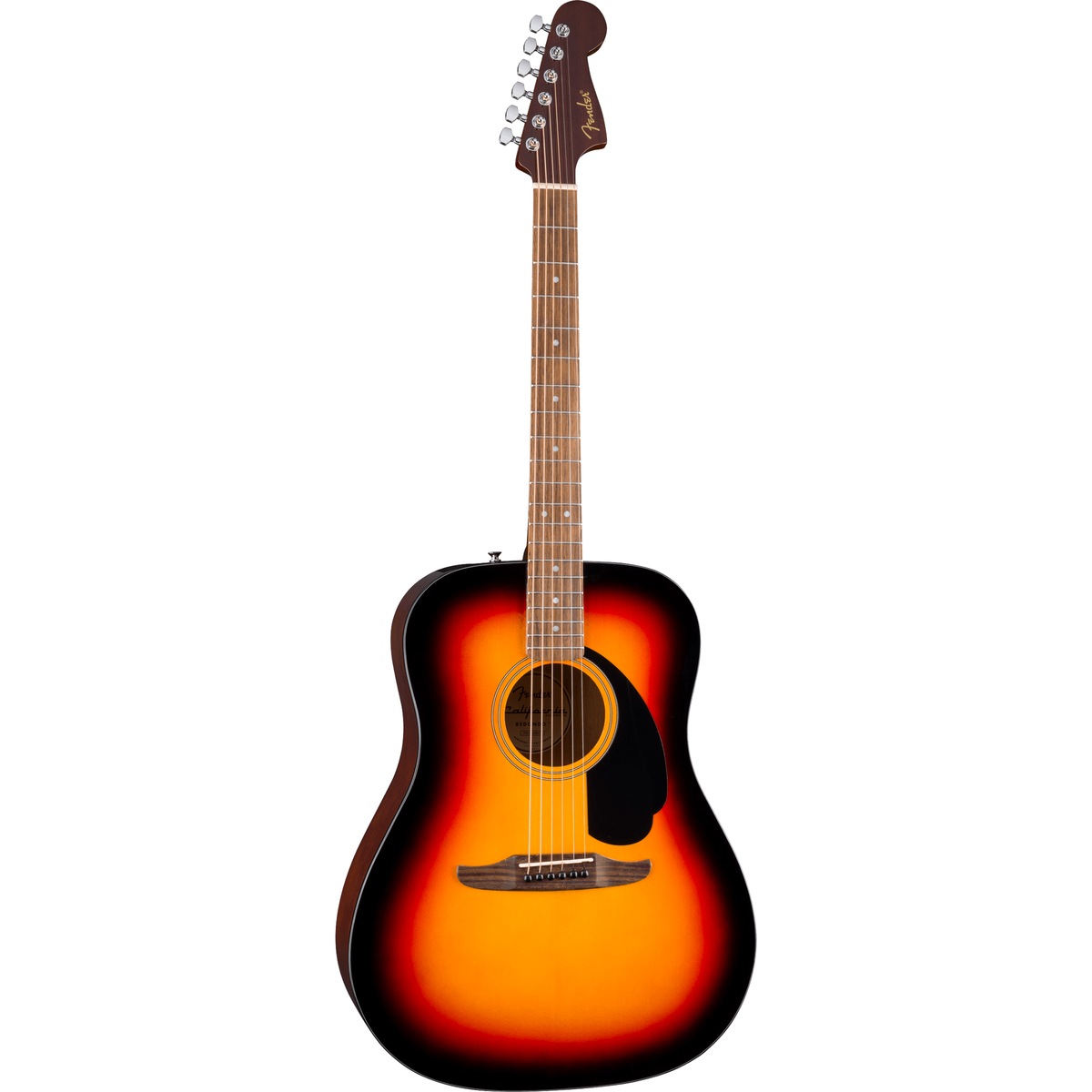 Fender California Standard Redondo Acoustic Guitar - 3-Color Sunburst - View 4 | MusicMarket
