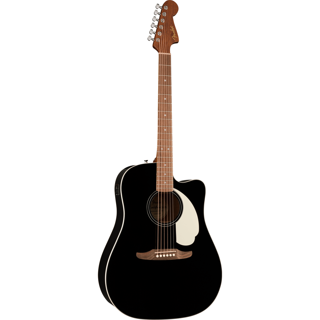 Fender California Standard Redondo CE Acoustic Electric Guitar - Spruce Top, Black - View 4 | MusicMarket