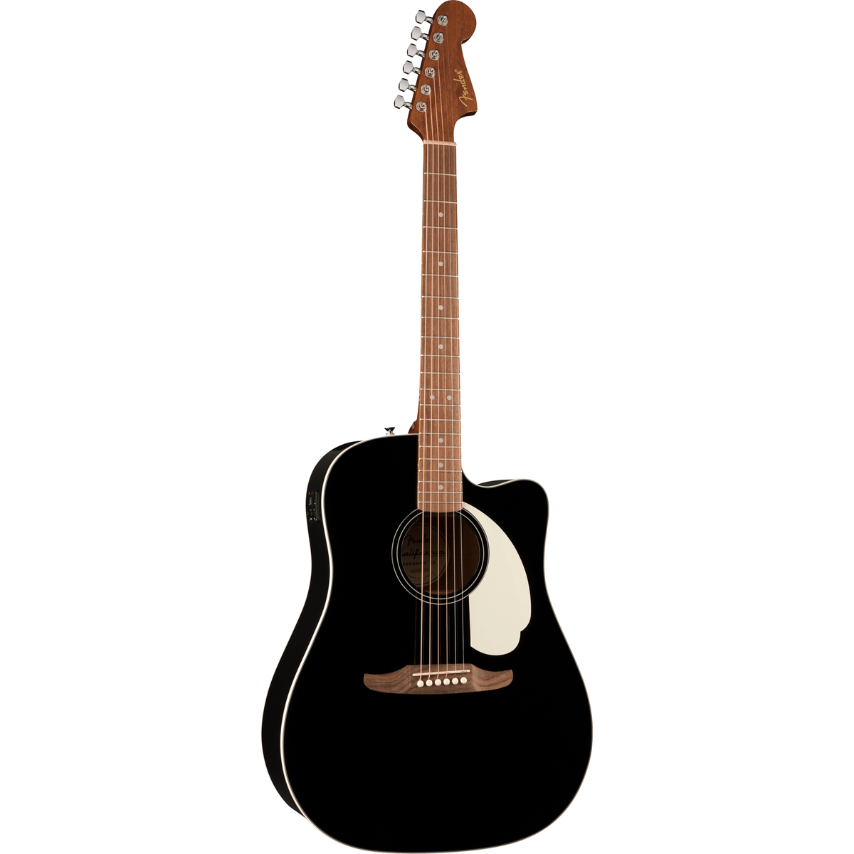 Fender California Standard Redondo CE Acoustic Electric Guitar - Spruce Top, Black - View 4 | MusicMarket