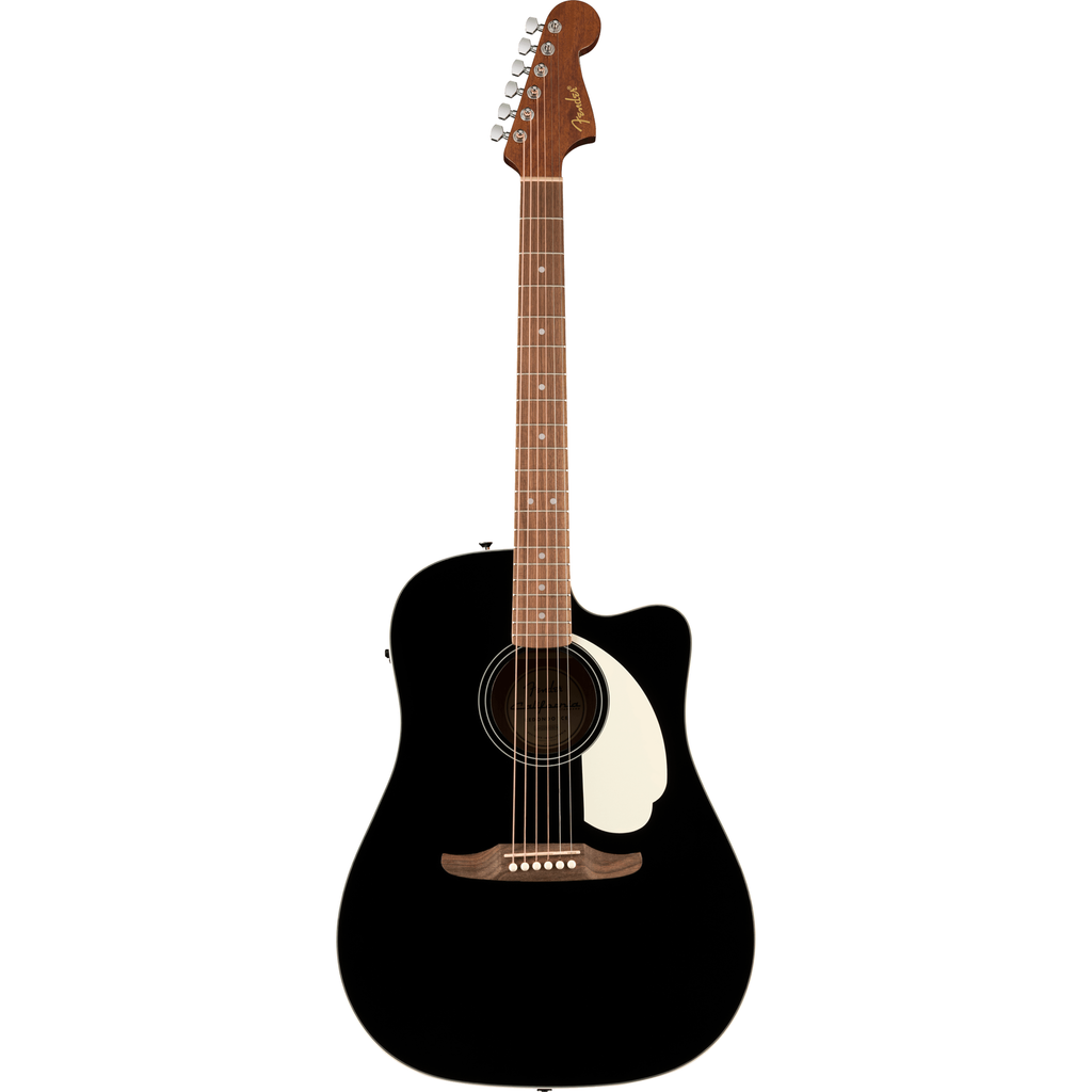 Fender California Standard Redondo CE Acoustic Electric Guitar - Spruce Top, Black - View 2 | MusicMarket