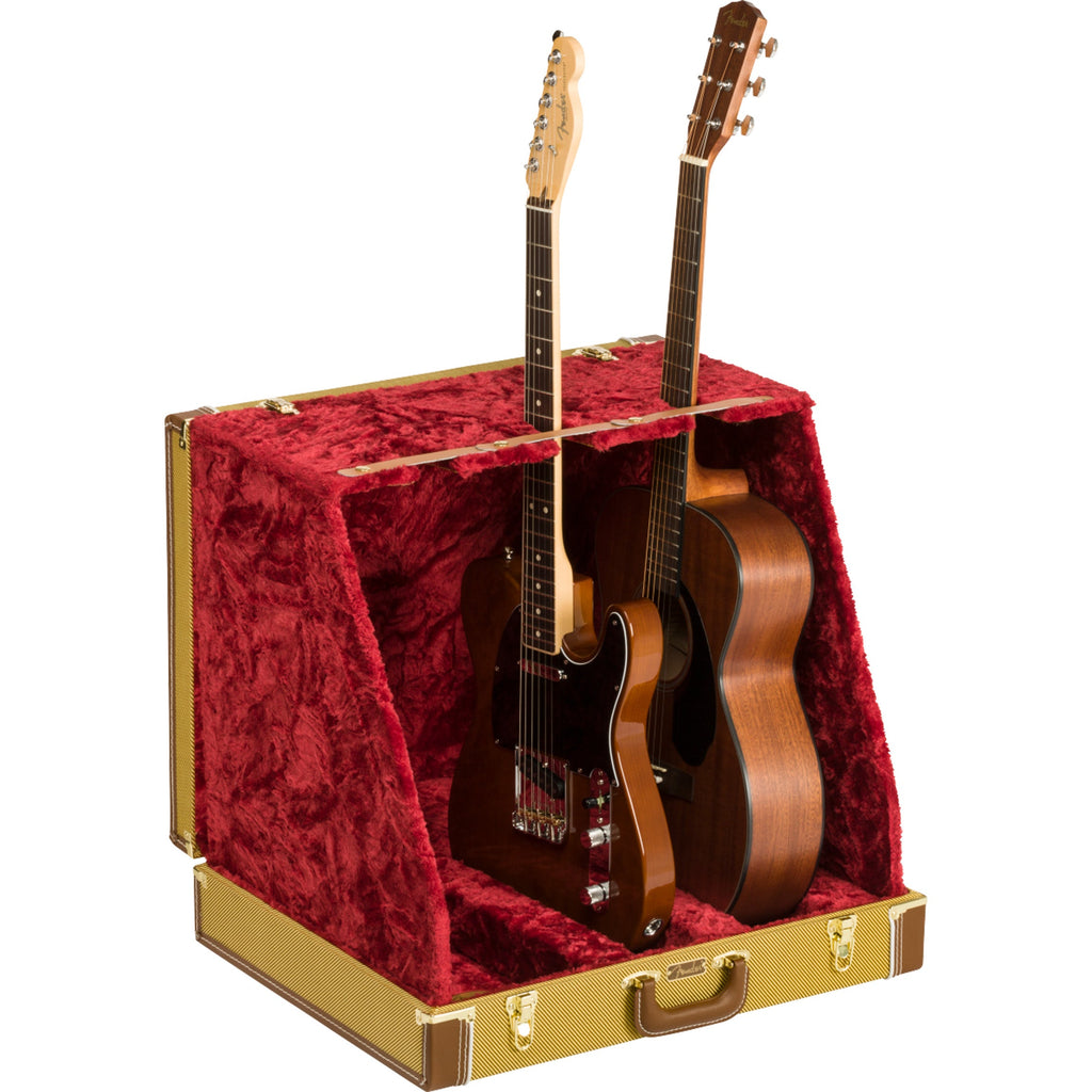 Fender Classic Series Case Stand - 3 Guitar, Tweed - View 2 | MusicMarket
