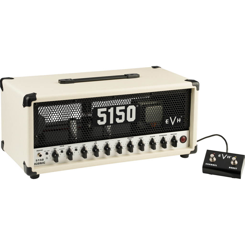 EVH 5150 Iconic Series 15-Watt 6L6 Amplifier Head - Ivory - View 3 | MusicMarket