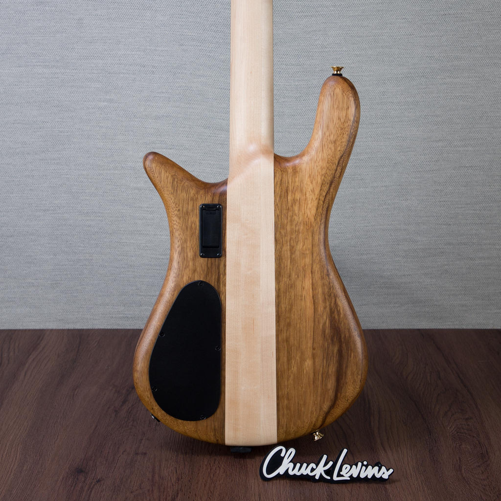 Spector Euro 4 LT Solid Korina Wings Electric Bass Guitar - Natural Satin - CHUCKSCLUSIVE - #NB22944 - View 5 |